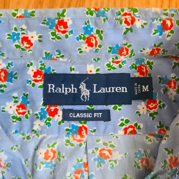 Ralph Lauren men's classic fit floral print - Picture 3 of 6